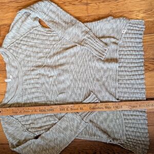 Rip Curl Heathered Gray Crew Neck Sweater